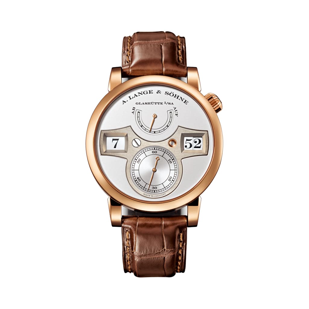 montre A Lange&Sohne ZEITWERK en or rose 18 carats 140.032