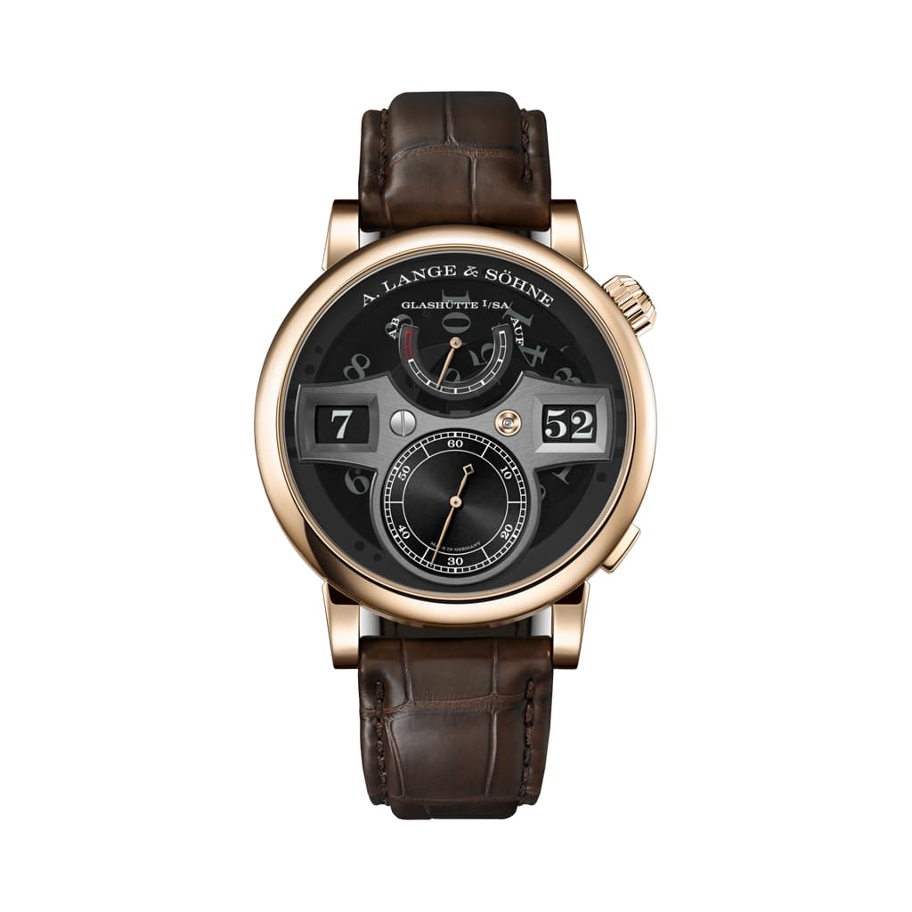 montre A Lange&Sohne ZEITWERK HONEYGOLD Lumen en or miel 18 carats 142.055