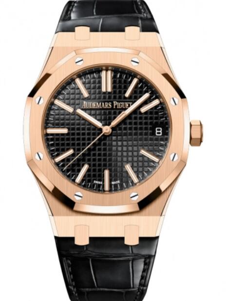 Montre Audemars Piguet Royal Oak Automatique 50e Anniversaire Or Rose 41 mm Cadran Noir 15510OR.OO.D002CR.01