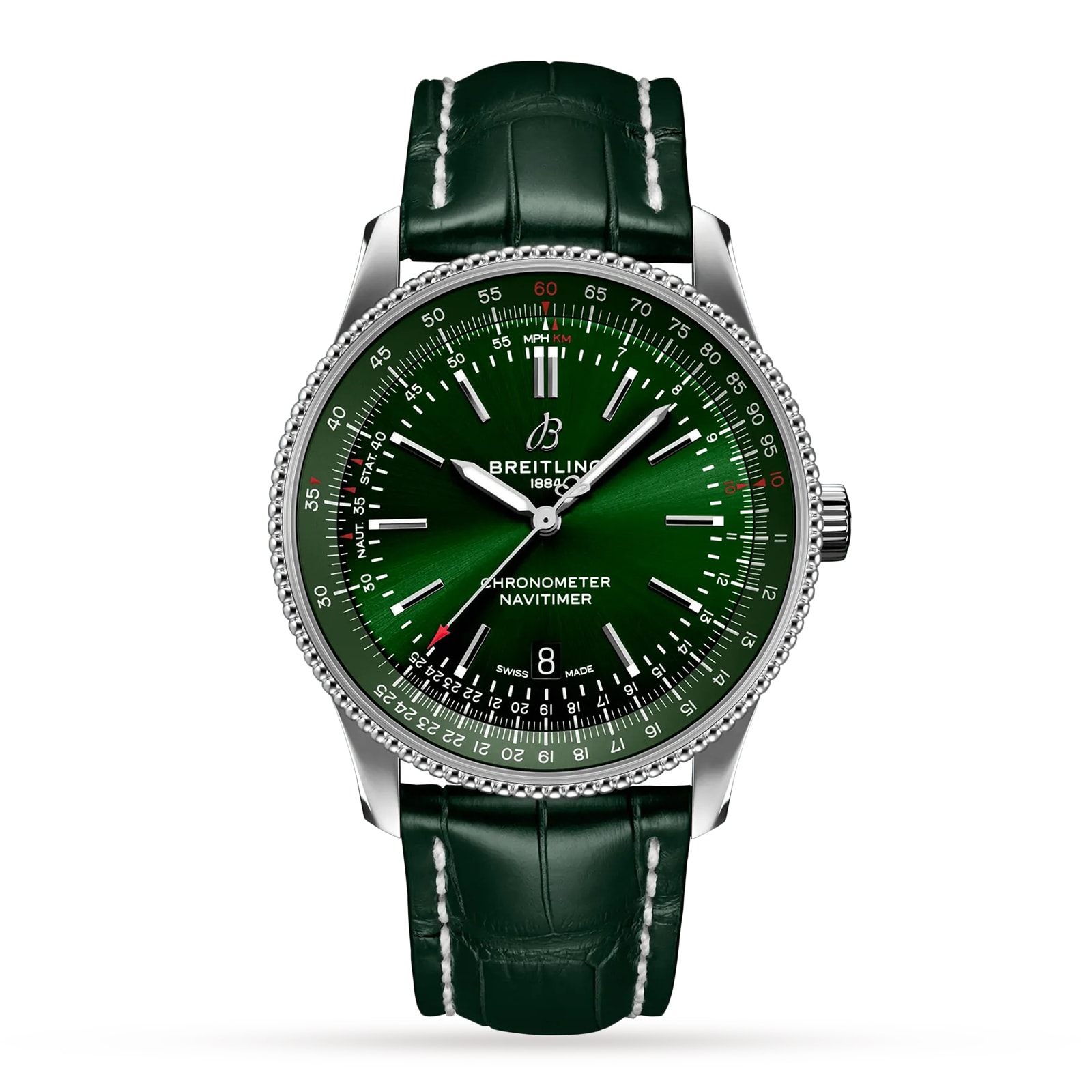 Montre automatique Breitling Navitimer 41 avec bracelet en cuir A17326361L1P2