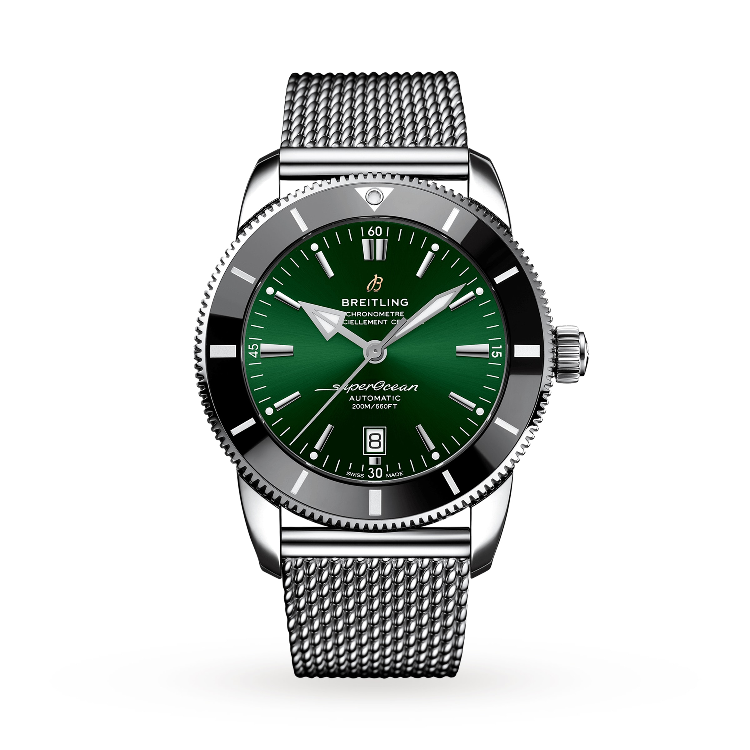 Montre automatique Breitling Superocean Heritage B20 en acier inoxydable 46 AB2020121L1A1 Montre automatique Breitling Superocean Heritage B20 en acier inoxydable 46 AB2020121L1A1