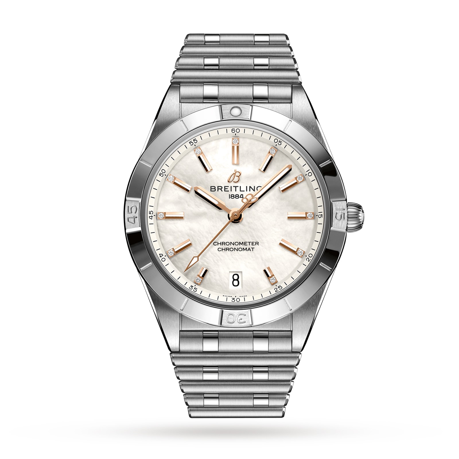 Montre Breitling Chronomat Automatique 36 en acier inoxydable nacre A10380101A4A1