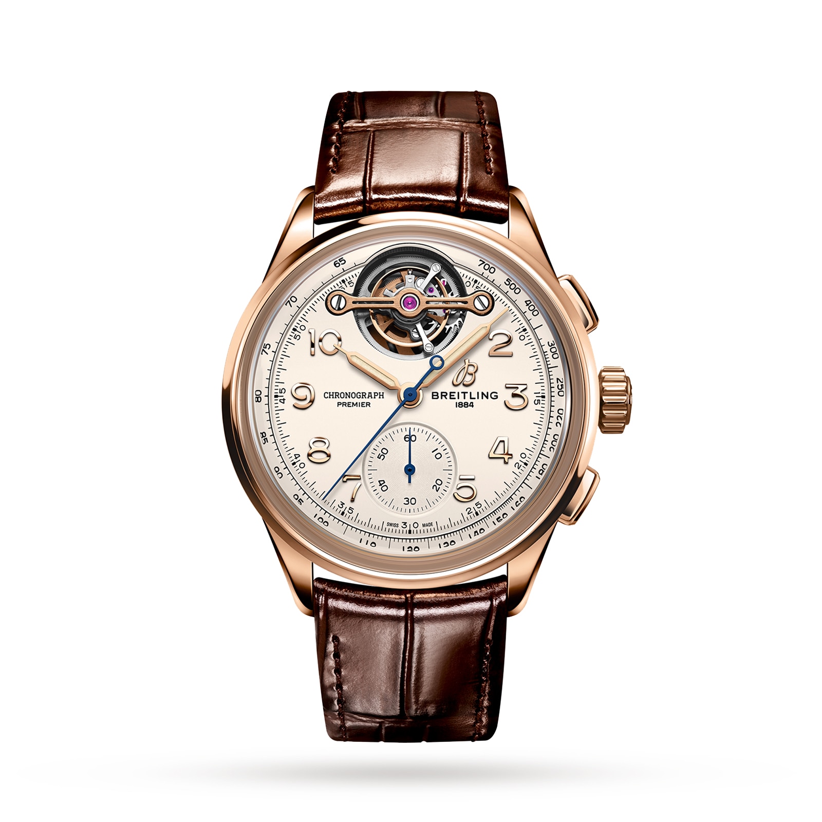 Montre Breitling Premier B21 Chronographe Tourbillon 42 RB2120211G1P1