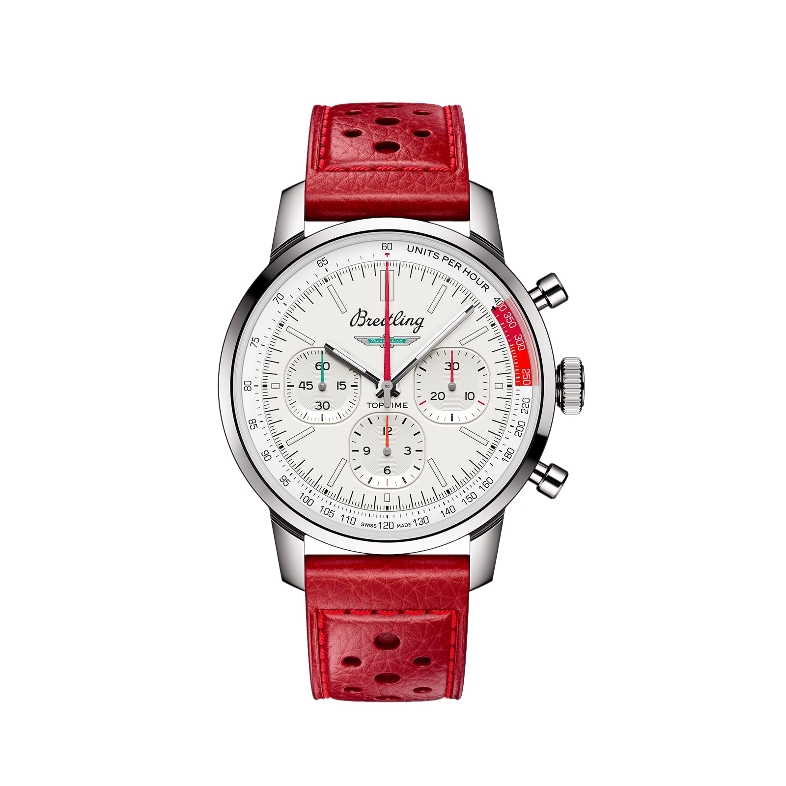 Montre Breitling Top Time B01 Classic Cars Ford Thunderbird 41 mm pour homme AB01766A1A1X1 Montre Breitling Top Time B01 Classic Cars Ford Thunderbird 41 mm pour homme AB01766A1A1X1