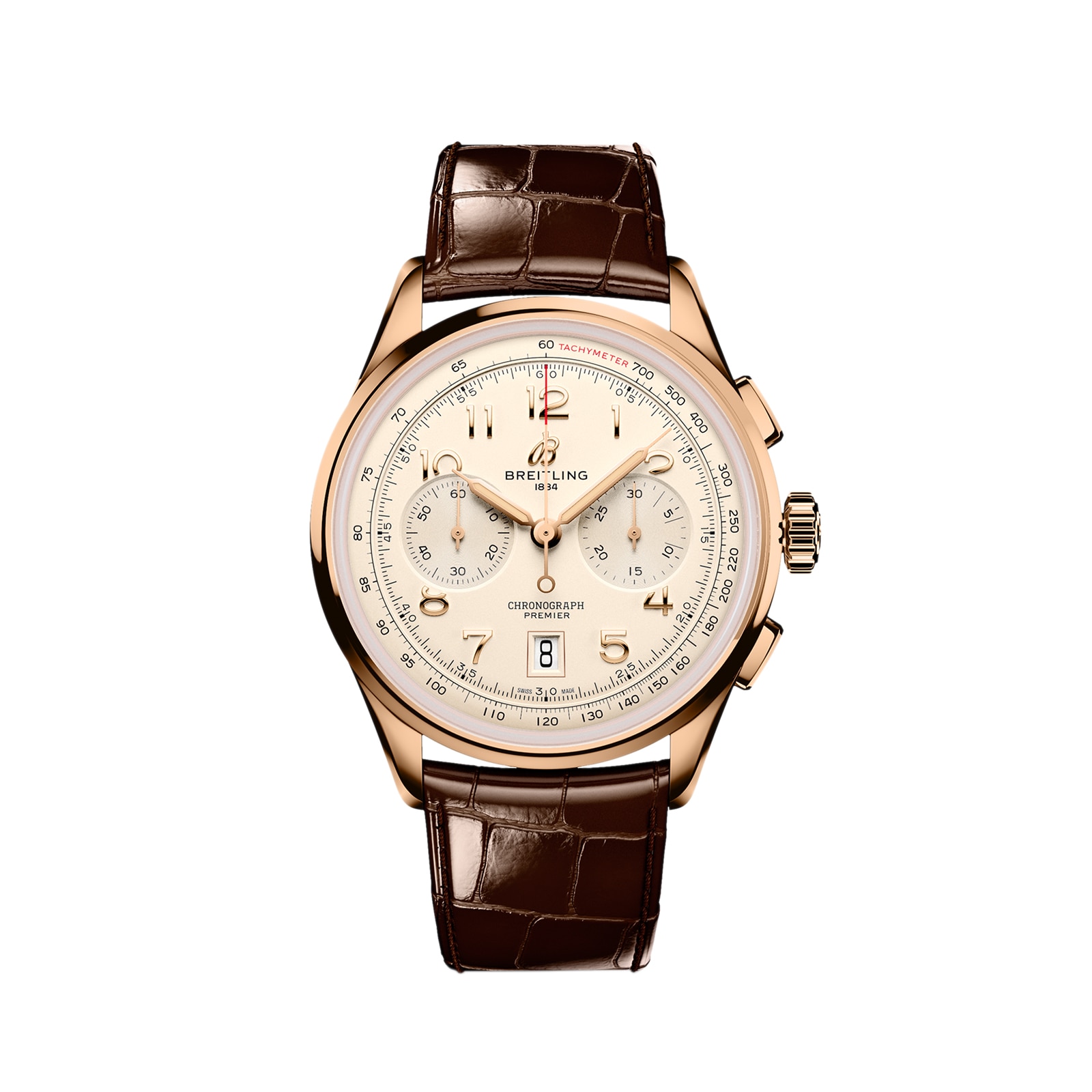 Montre homme Breitling Premier B01 Chronographe 42 mm Creme RB0145371G1P1 Montre homme Breitling Premier B01 Chronographe 42 mm Creme RB0145371G1P1