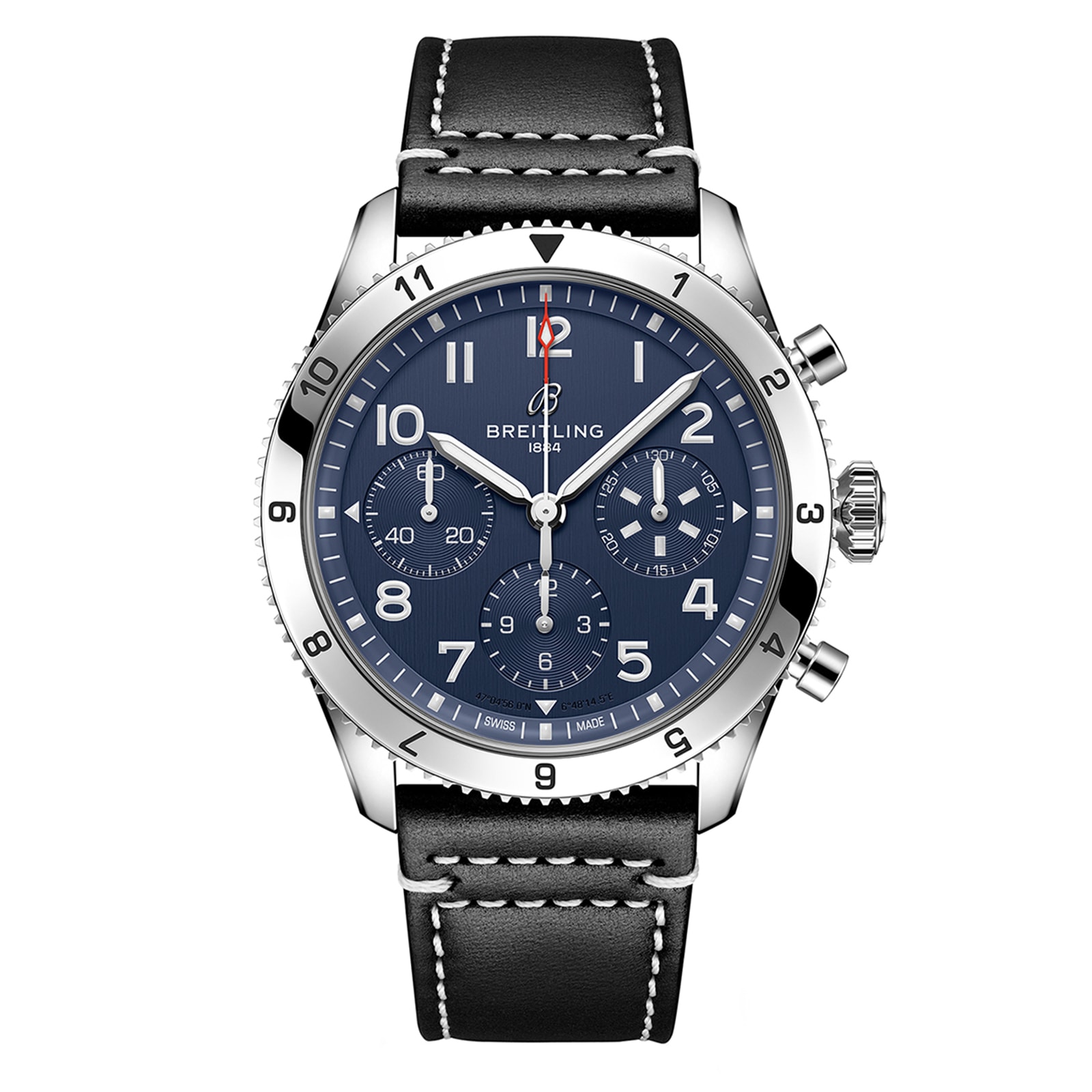 Montre Breitling Classic AVI Chronograph 42 Hommage a Vought F4U Corsair avec bracelet en cuir A233801A1C1X1