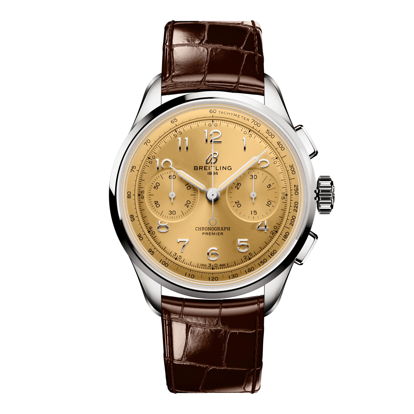 Montre Breitling Premier B09 Chronographe 40 mm pour homme Champagne AB0930F51H1P1 Montre Breitling Premier B09 Chronographe 40 mm pour homme Champagne AB0930F51H1P1