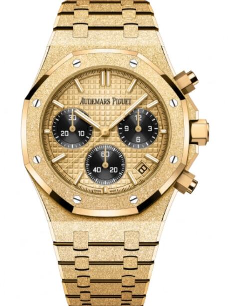 Montre Audemars Piguet Royal Oak Chronographe Automatique Or Jaune Givre 41 mm 26240BA.GG.1324BA.01