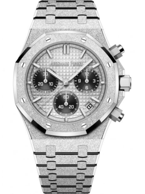 Montre Audemars Piguet Royal Oak Chronographe Automatique Or Blanc Givre 41 mm Gris 26240BC.GG.1324BC.01