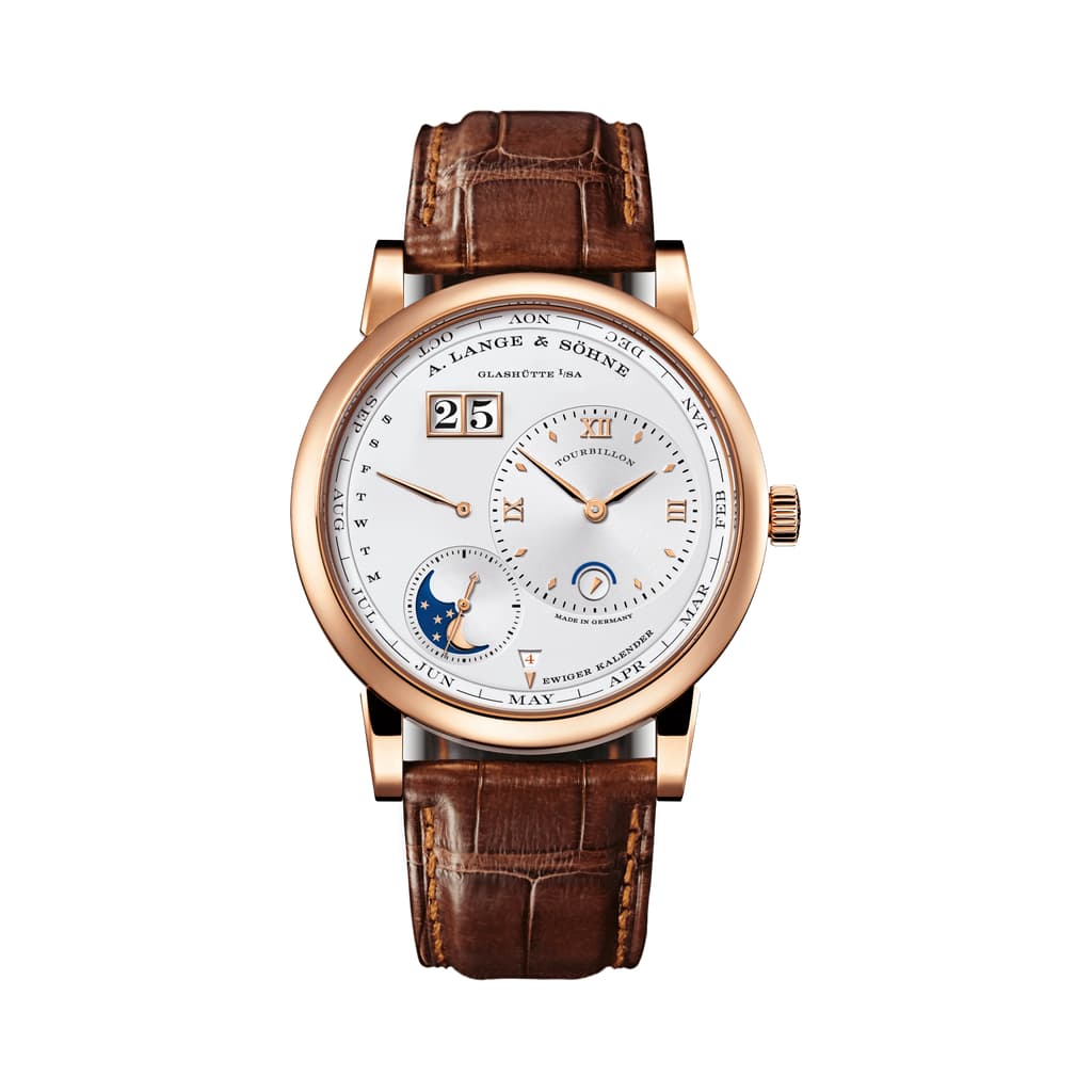 Montre Lange&Sohne LANGE 1 TOURBILLON CALENDRIER PERPETUEL en or rose 18 carats 720.032