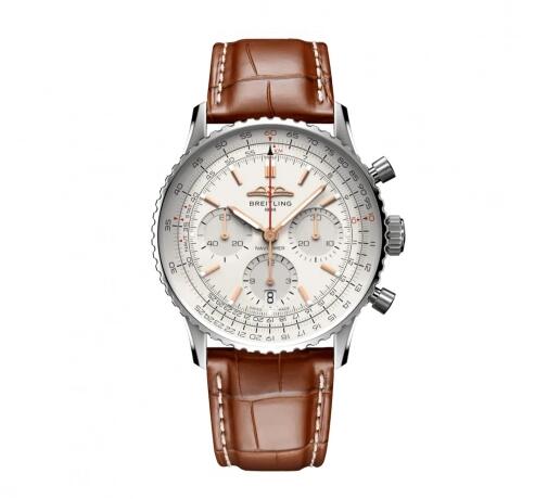 Montre Breitling Navitimer B01 Chronographe 41 mm Acier inoxydable Argent AB0139211G1P1 Montre Breitling Navitimer B01 Chronographe 41 mm Acier inoxydable Argent AB0139211G1P1