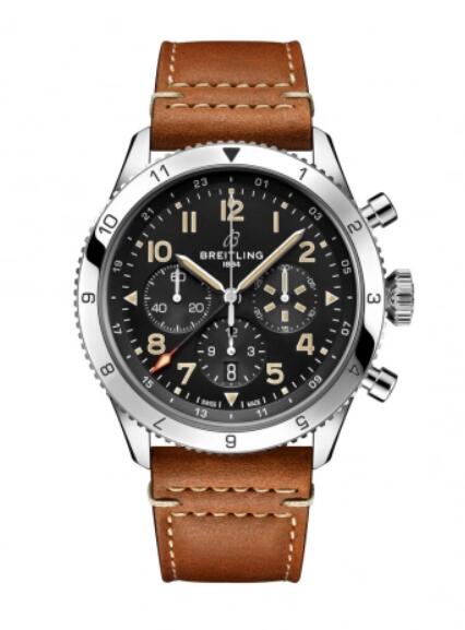 Montre Breitling Super AVI B04 Chronographe GMT 46 P-51 Mustang AB04453A1B1X1