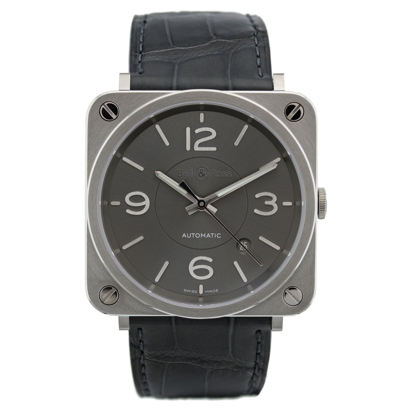 Instruments Bell & Ross BR S Ruthenium officiel BRS92-RU-ST/SCR Instruments Bell & Ross BR S Ruthenium officiel BRS92-RU-ST/SCR