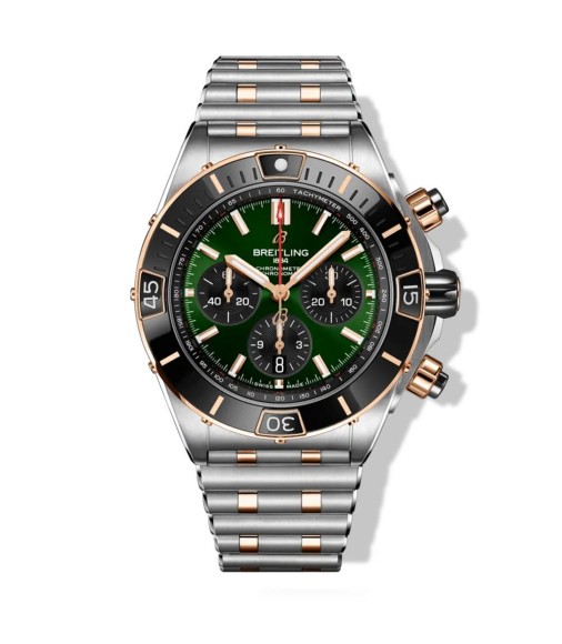 Replique BREITLING Super Chronomat B01 Chronographe Mecanique 44 mm Cadran Vert UB0136251L1U1 Replique BREITLING Super Chronomat B01 Chronographe Mecanique 44 mm Cadran Vert UB0136251L1U1