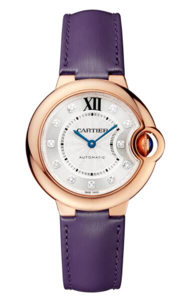 Montre Cartier Ballon Bleu 33 mm en or rose WGBB0038