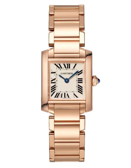 Montre Cartier Tank Francaise Petit Or Rose WGTA0029