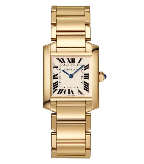 Montre Cartier Tank Francaise Medium en or jaune WGTA0032