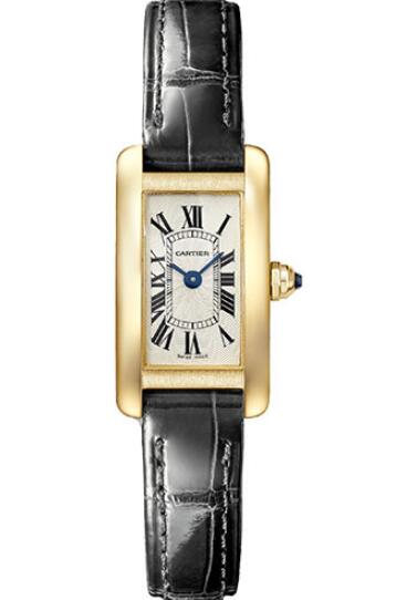 Montre Cartier Tank Americaine Mini Modele Or Jaune WGTA0038