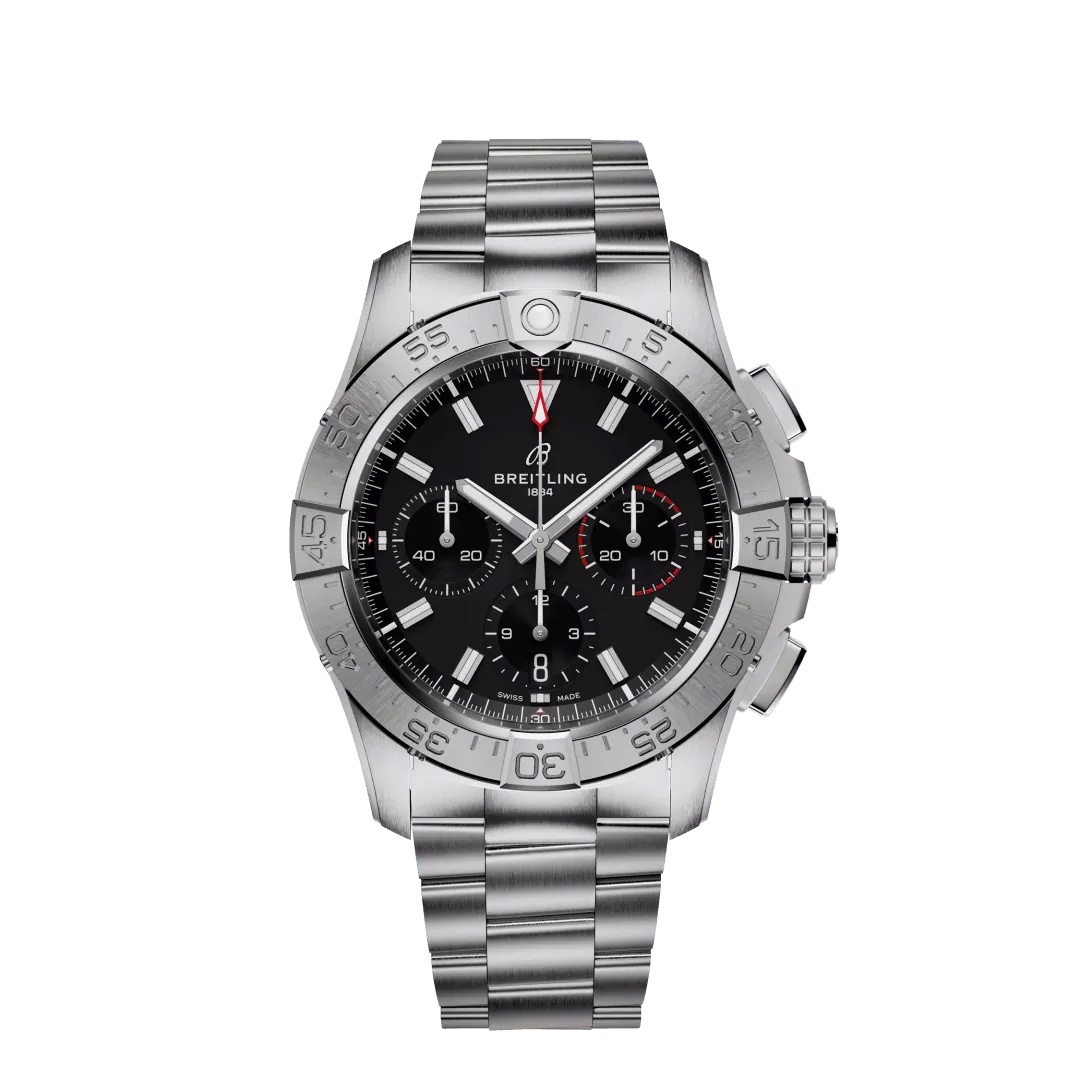 Breitling Avenger B01 Chronographe 42 AB0146101B1A1 Bracelet en acier inoxydable noir