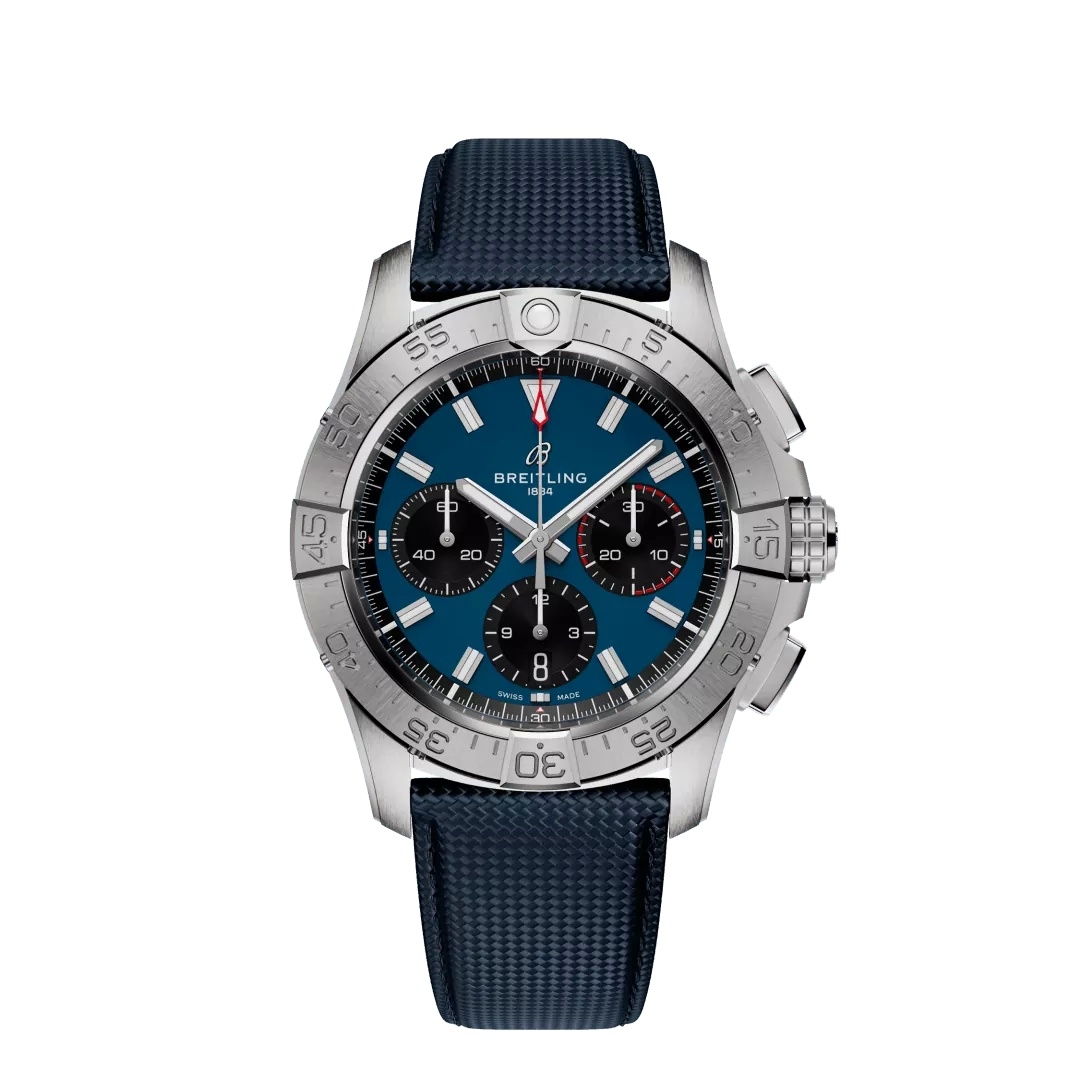 Breitling Avenger B01 Chronographe 42 AB0146101C1X1 Bracelet en acier inoxydable bleu Breitling Avenger B01 Chronographe 42 AB0146101C1X1 Bracelet en acier inoxydable bleu