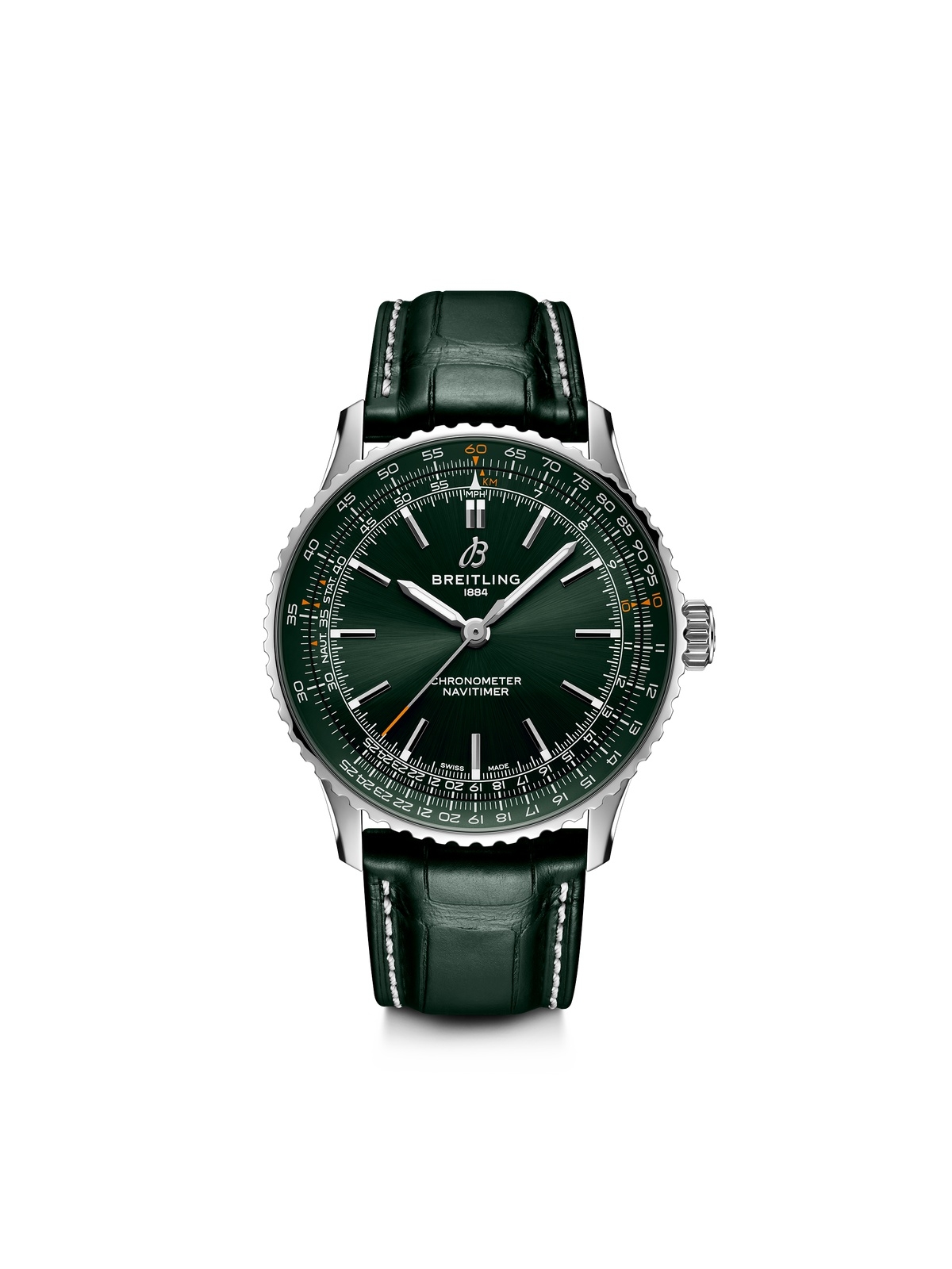 Breitling Navitimer Automatique 41 A173291A1L1P1 Acier Inoxydable Vert