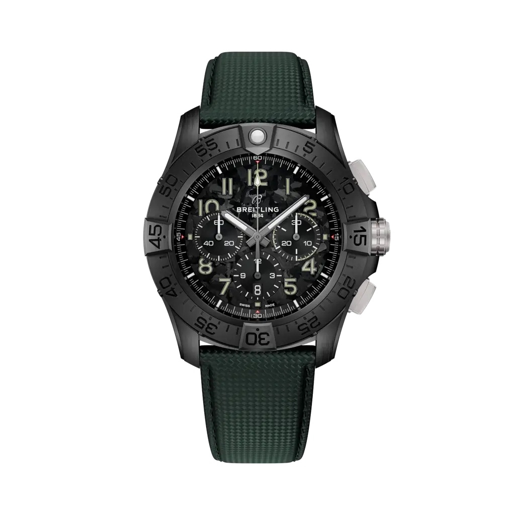 Breitling Super Avenger B01 Chronographe 46 SB0148101B1X1 Night Mission Bracelet Noir Breitling Super Avenger B01 Chronographe 46 SB0148101B1X1 Night Mission Bracelet Noir